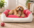 NOOMi Premium Velvet Pet Bed for Dogs & Cats – Soft, Cozy, Washable & Anti-Skid