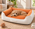 NOOMi Premium Velvet Pet Bed for Dogs & Cats – Soft, Cozy, Washable & Anti-Skid
