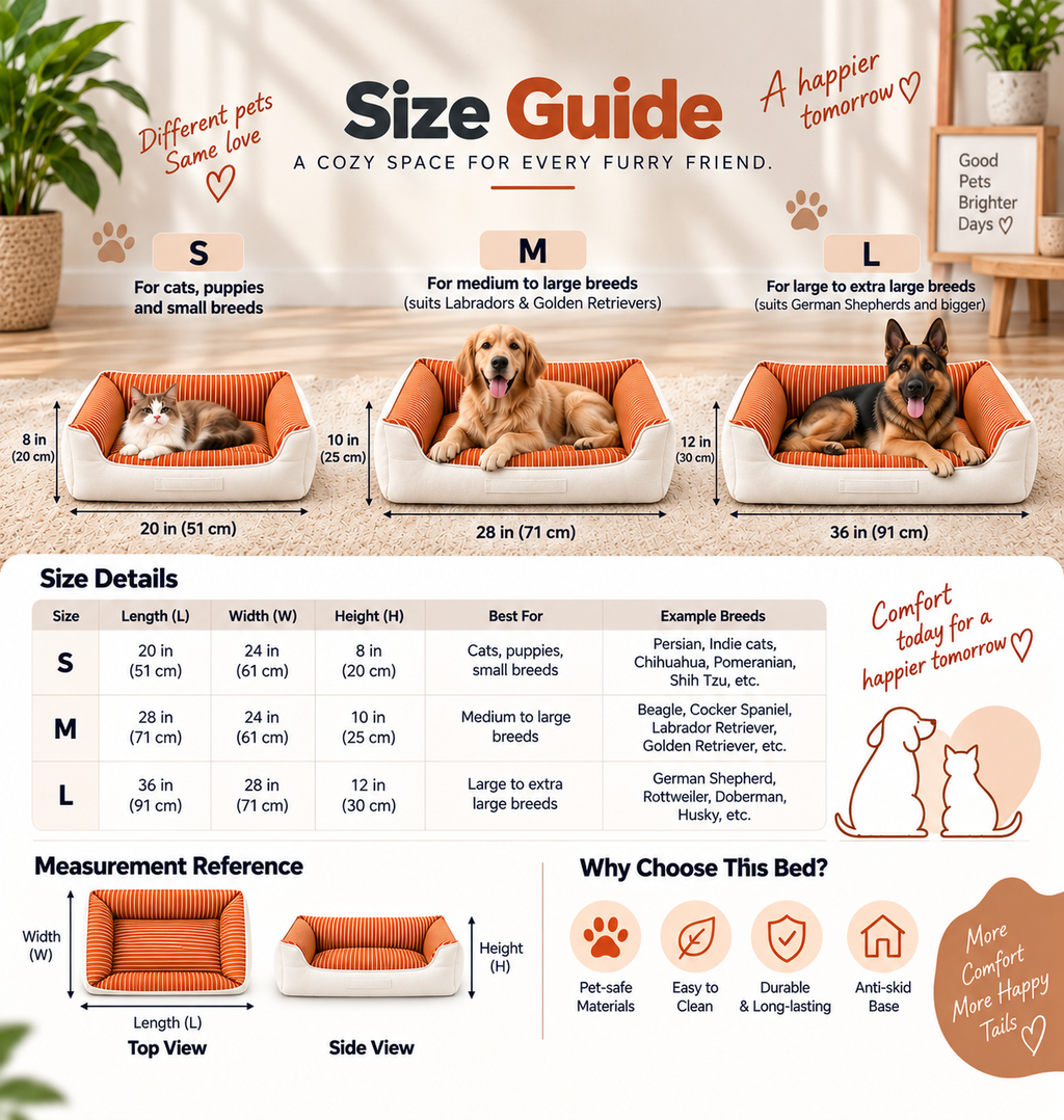 NOOMi Premium Velvet Pet Bed for Dogs & Cats – Soft, Cozy, Washable & Anti-Skid