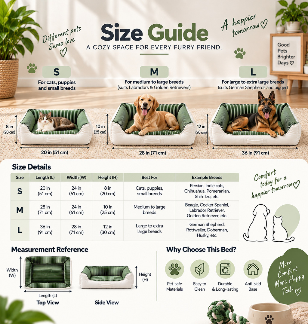 NOOMi Premium Velvet Pet Bed for Dogs & Cats – Soft, Cozy, Washable & Anti-Skid